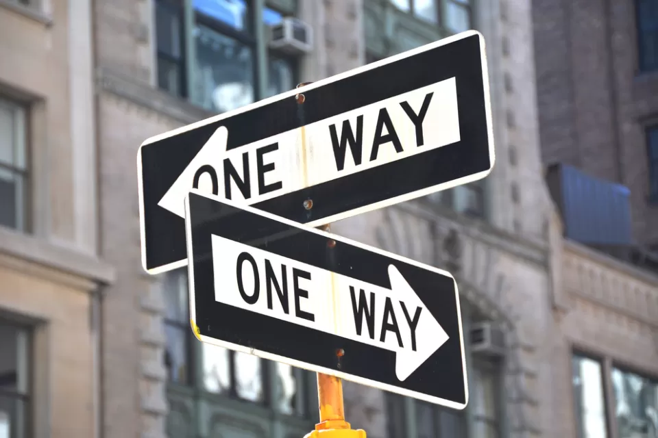 One Way Sign